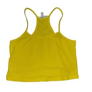 Y2K Yellow Crop Top